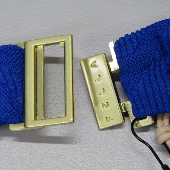 NEW - FELLA Women's Swimsuit Bikini Top Blue Size XS Casanova Textured Jersey - Picture 9 of 9